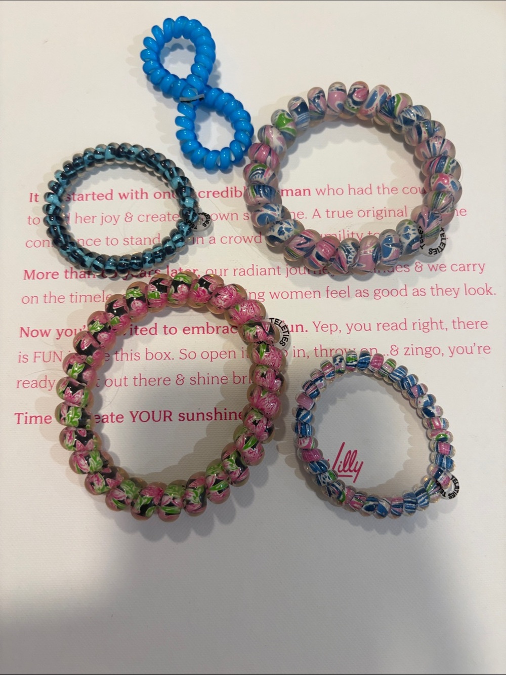 Lilly Pulitzer Teleties